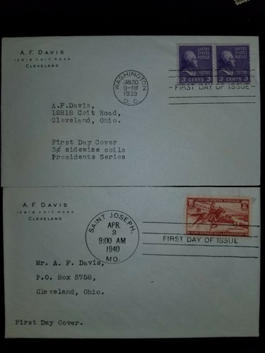 1939 1940 first day - first, cover