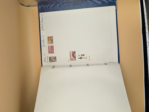 World stamp collection album - world,