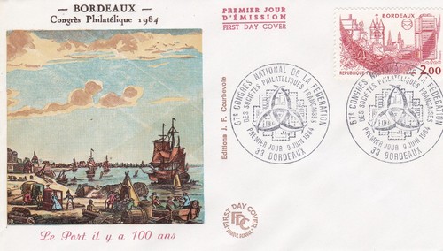 France 1984 fdc first - france,