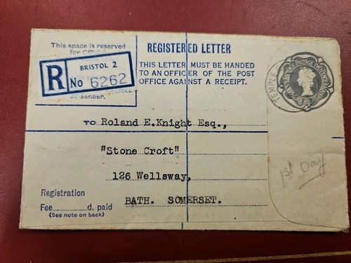 First day cover stationery - day,