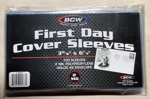 100 bcw first day - first, cover