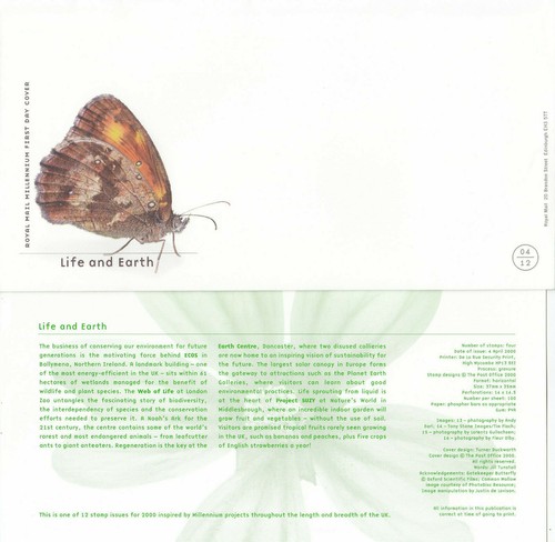 Life and earth fdc - and,