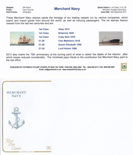 Merchant navy cotswold fdc - navy,