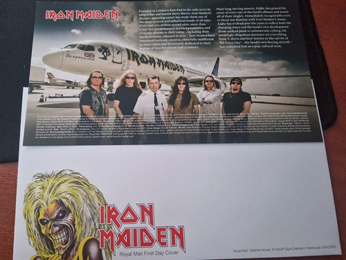 Iron maiden royal mail first - maiden,