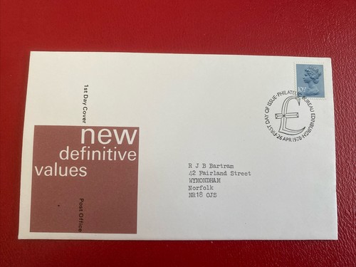 First day cover new definitive - first,