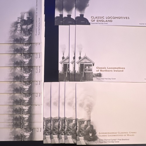 Locomotives first day cover - locomotives,