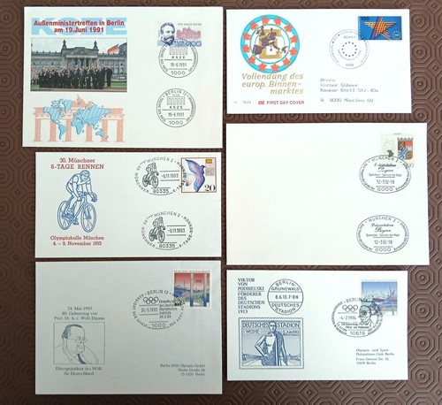 First day cover germany - first, 6