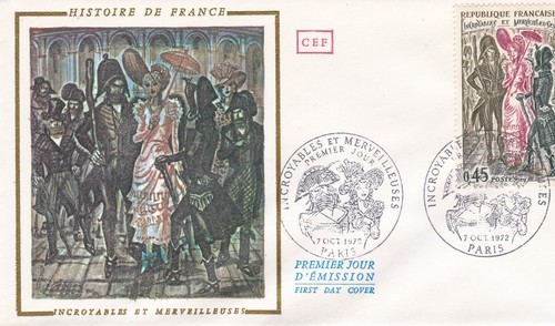 France 1972 fdc - france, incredible