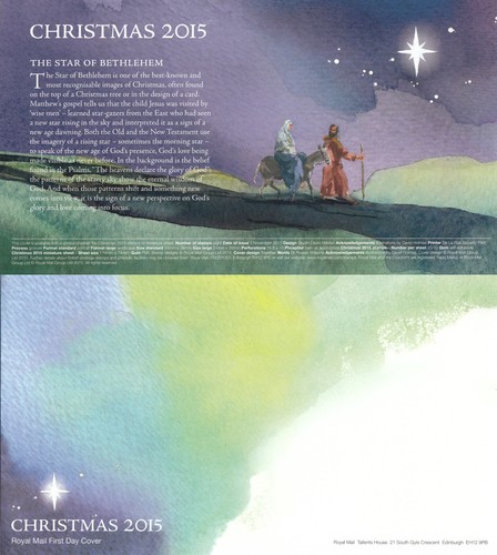 Christmas fdc blank - christmas, gb