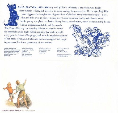 Enid blyton fdc - gb,